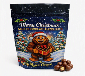 Milk Chocolate Hazelnuts Big Foot Stocking stuffer